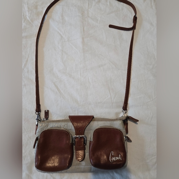 Brown and Cream Crossbody Bag - Picture 10 of 10